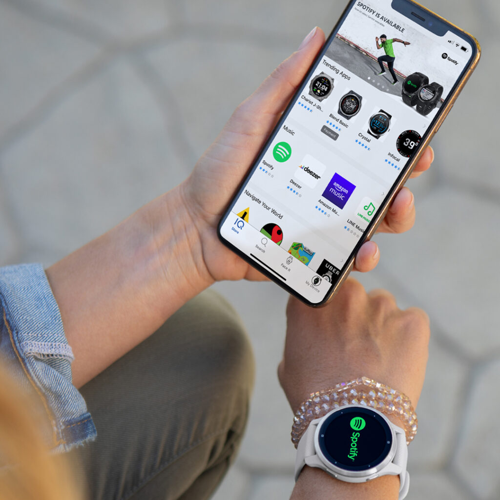 Spotify garmin venu 2 watch muziek downloaden