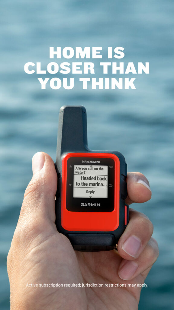 inReach mini satelliet gps van Garmin.