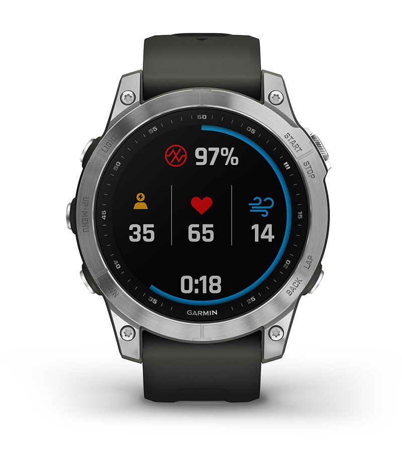 Health snapshot op fenix 7 serie van Garmin.
