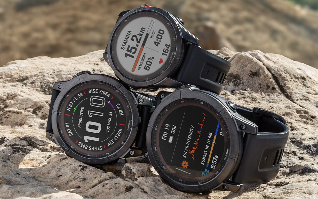 fenix 7 series smartwatches van Garmin.