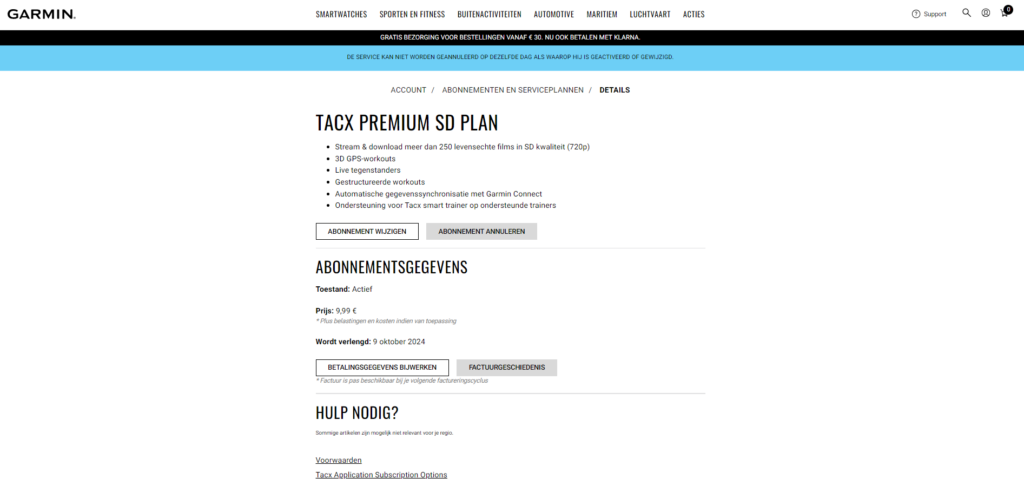 Abonnement-Tacx-opzeggen